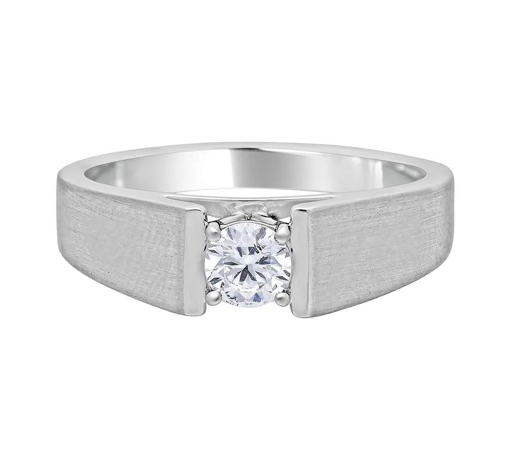 Quality Men’s Diamond Solitaire Ring - view 3